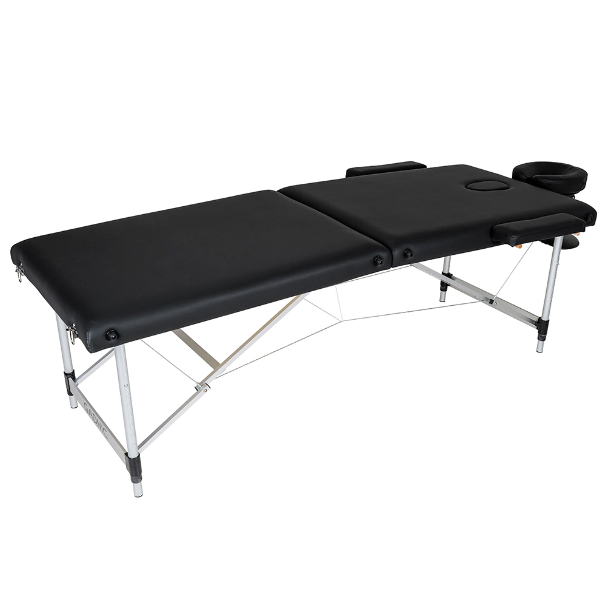 Camilla Para Masajes Negra Gadnic Profesional Hasta 240kg 185x70cm Plegable